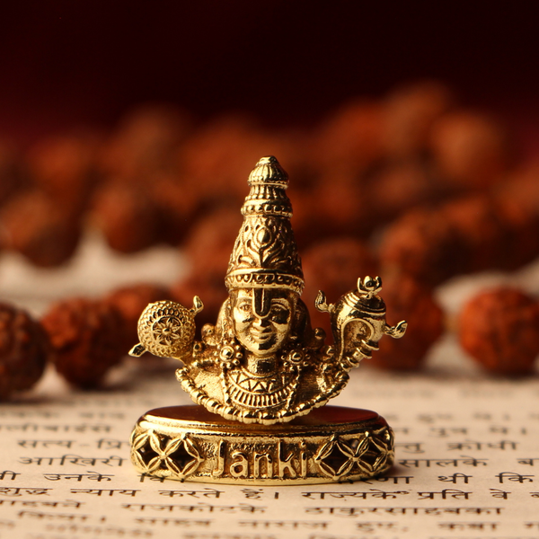 Shri Venkateshwara Mukharbind Idol/Murti in Pure Brass