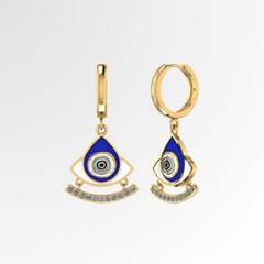 Aura Armor Evil Eye Earrings