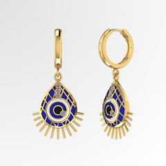 Stay Seen Evil Eye Earrings