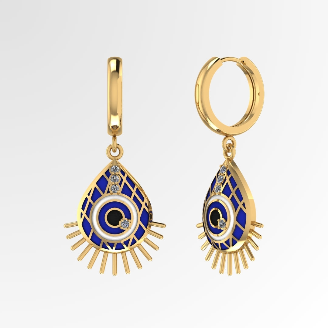 Stay Seen Evil Eye Earrings