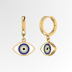 Stellar Evil Eye Earrings