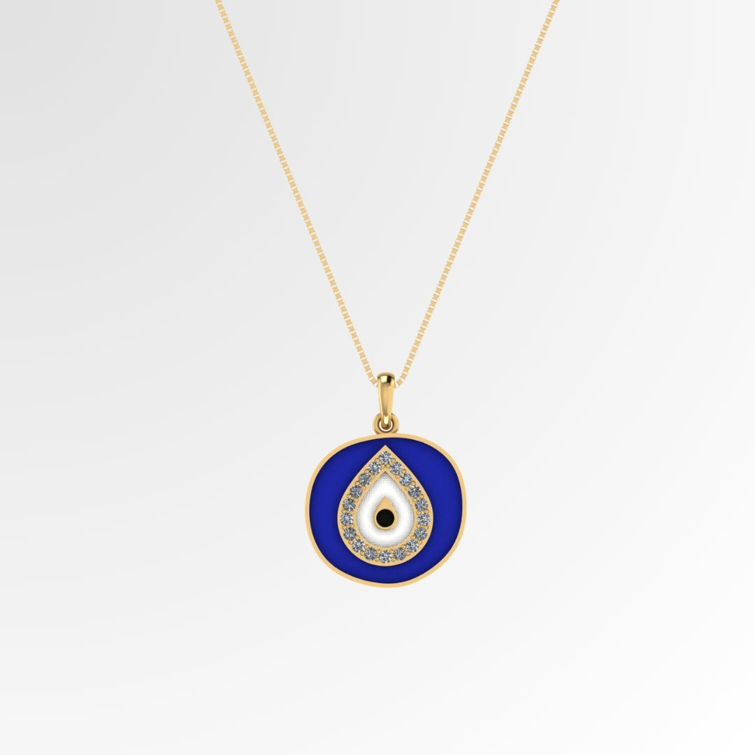 Third Sight Evil Eye Necklace with chain