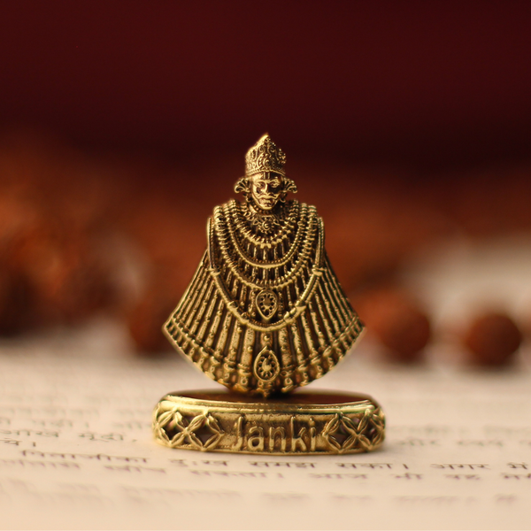 Shreeji Khatushyamji Idol/Murti in Pure Brass