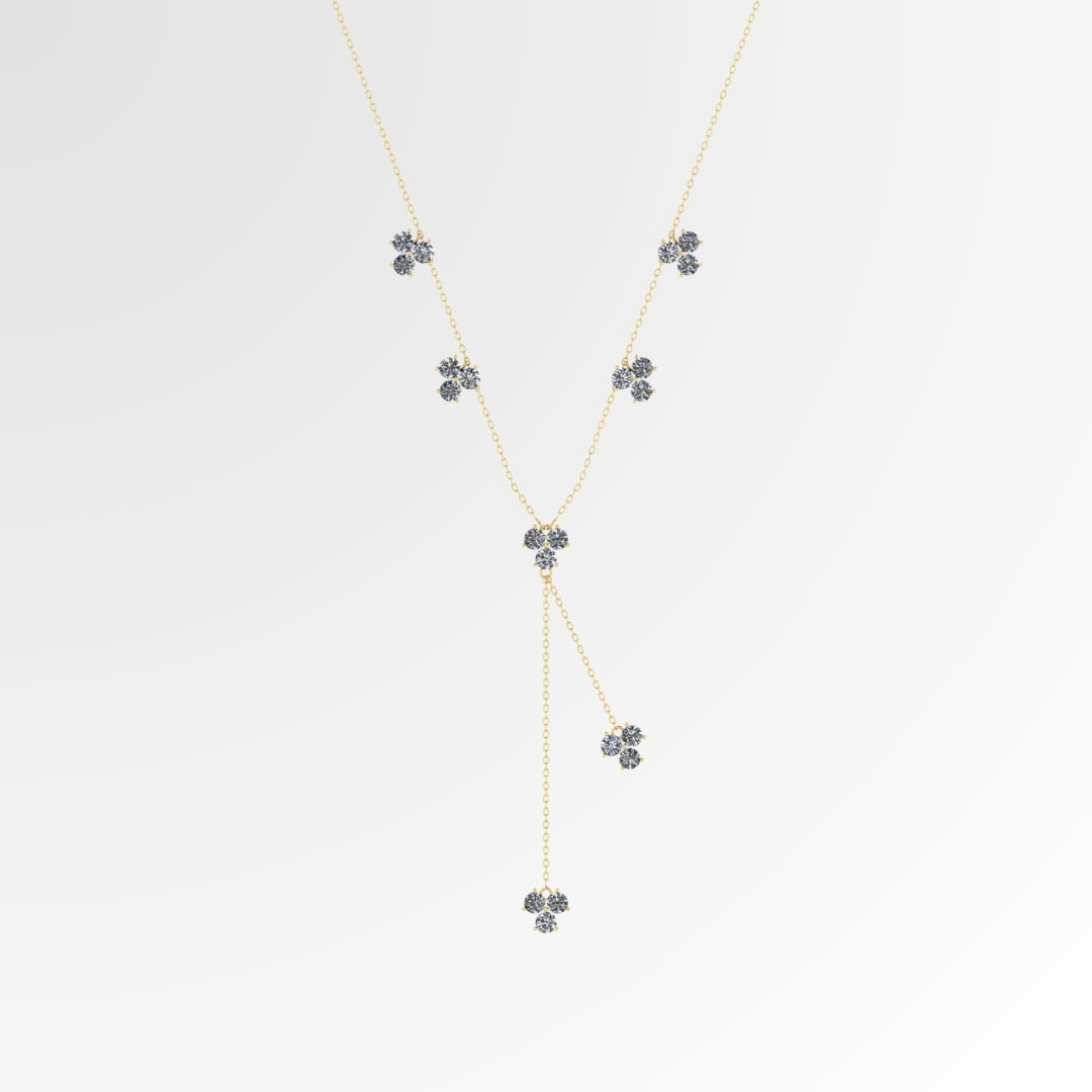 Tristar Y Necklace