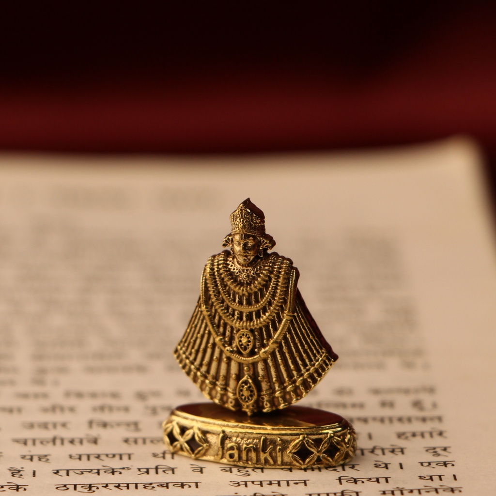 Shreeji Khatushyamji Idol/Murti in Pure Brass
