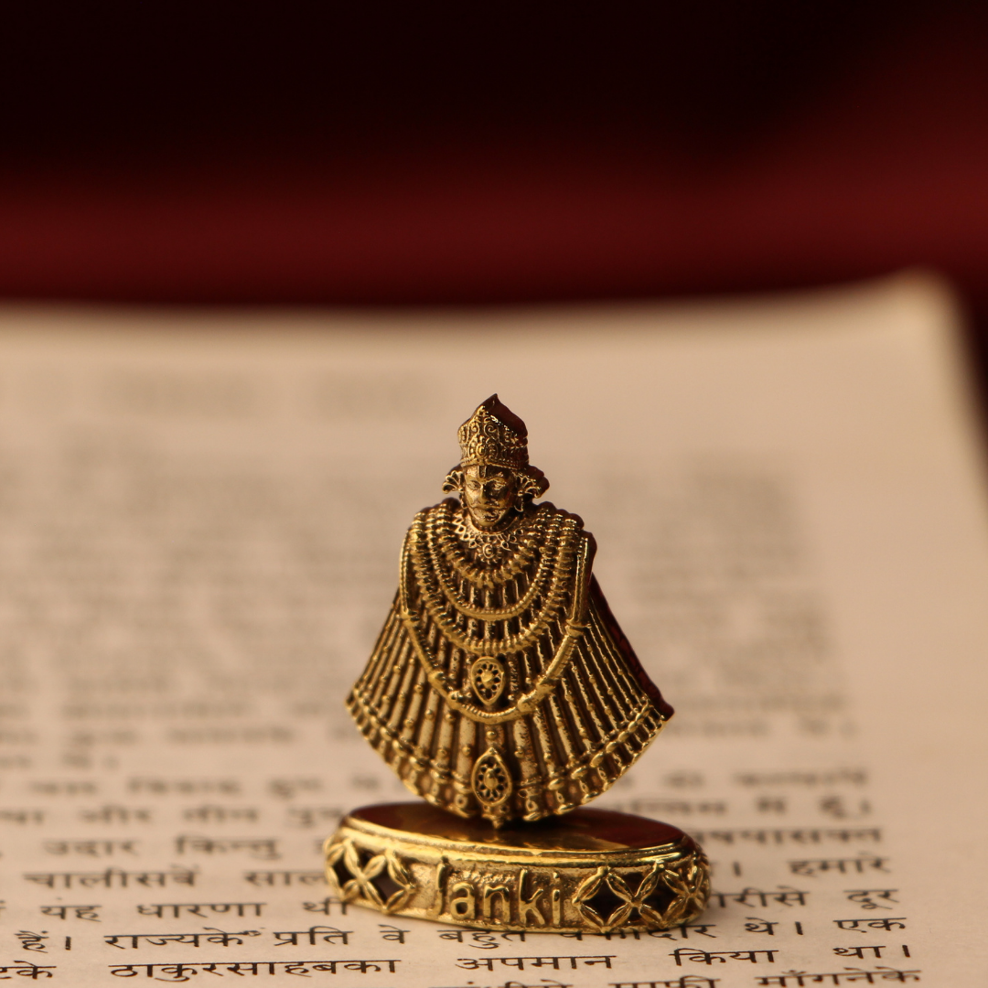 Shreeji Khatushyamji Idol/Murti in Pure Brass