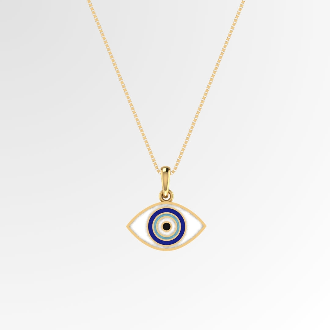 Stellar Evil Eye Necklace with chain