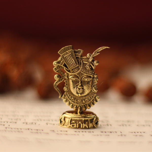 Shreeji Mukharbind Idol/Murti in Pure Brass