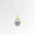 Look Twice Evil Eye Necklace with chain