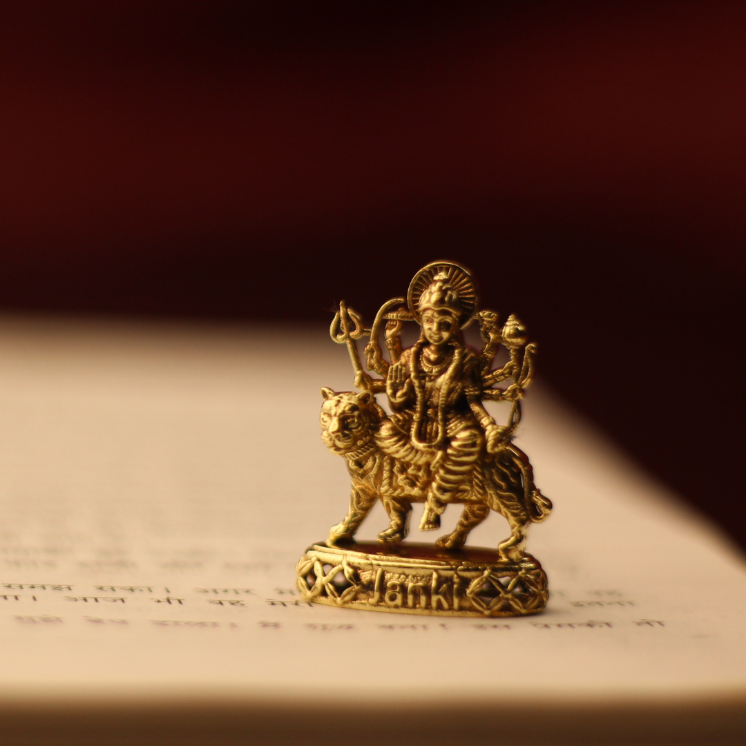 Shri Jai Matadi Idol/Murti in Pure Brass