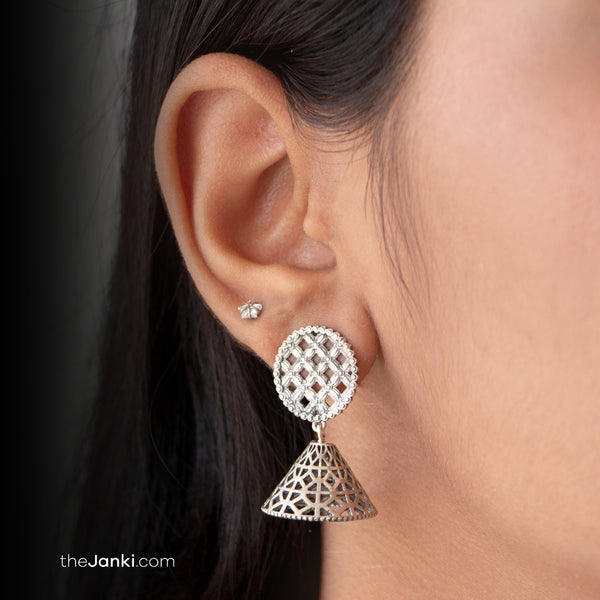 Janki Ajmer Jhumki Earrings