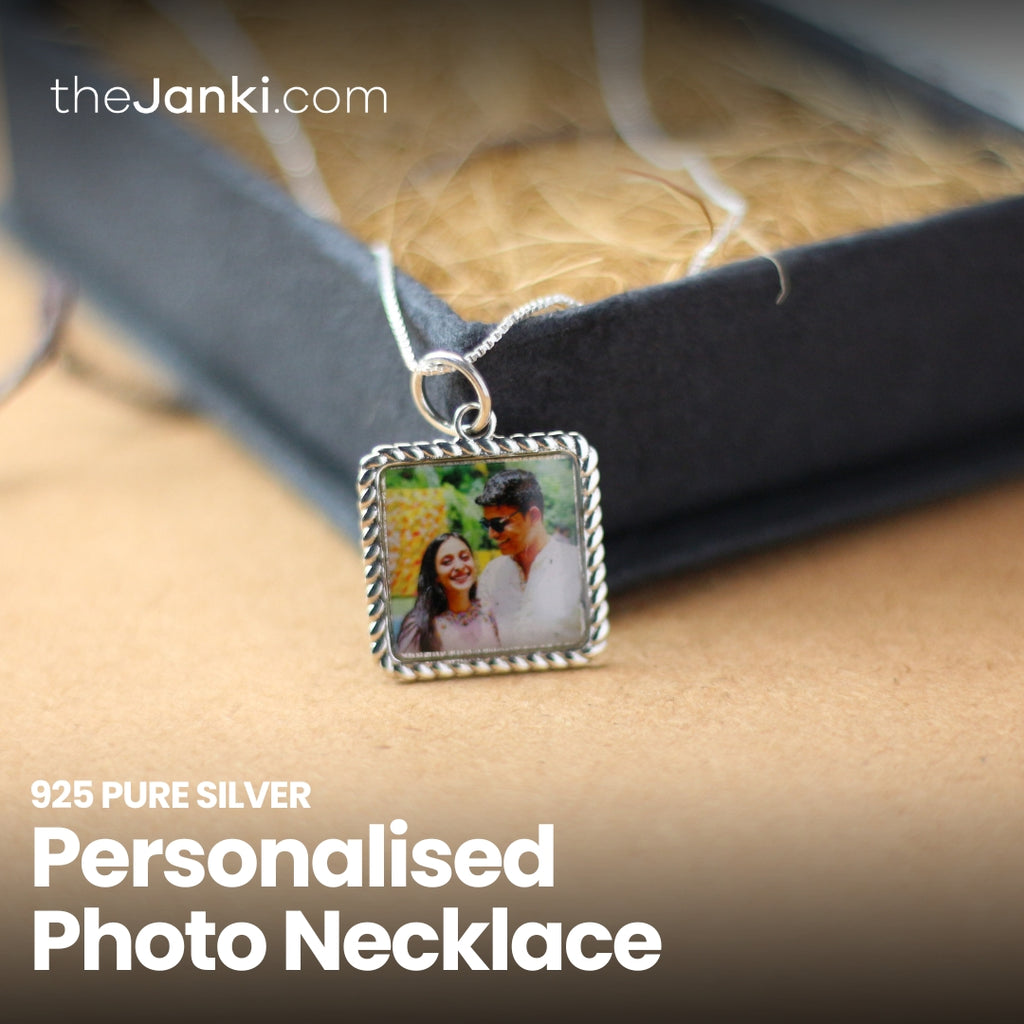 Personalise Happy Photo Necklace
