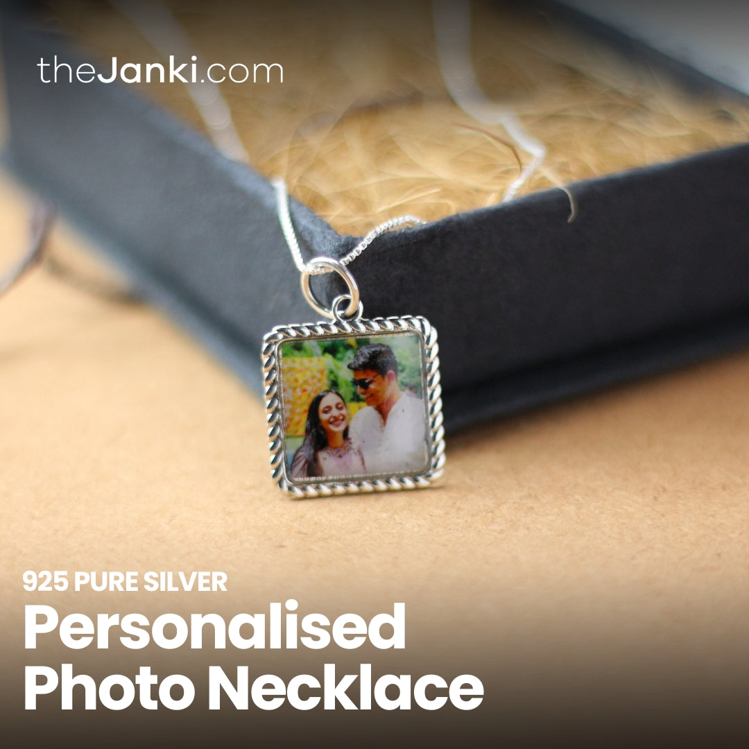 Personalise Happy Photo Necklace