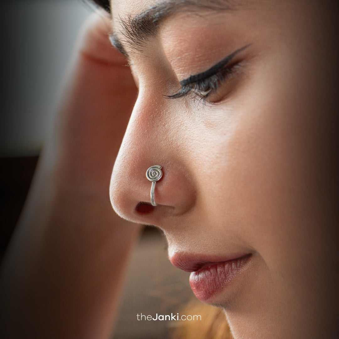 Janki Antique Snail Nosepin