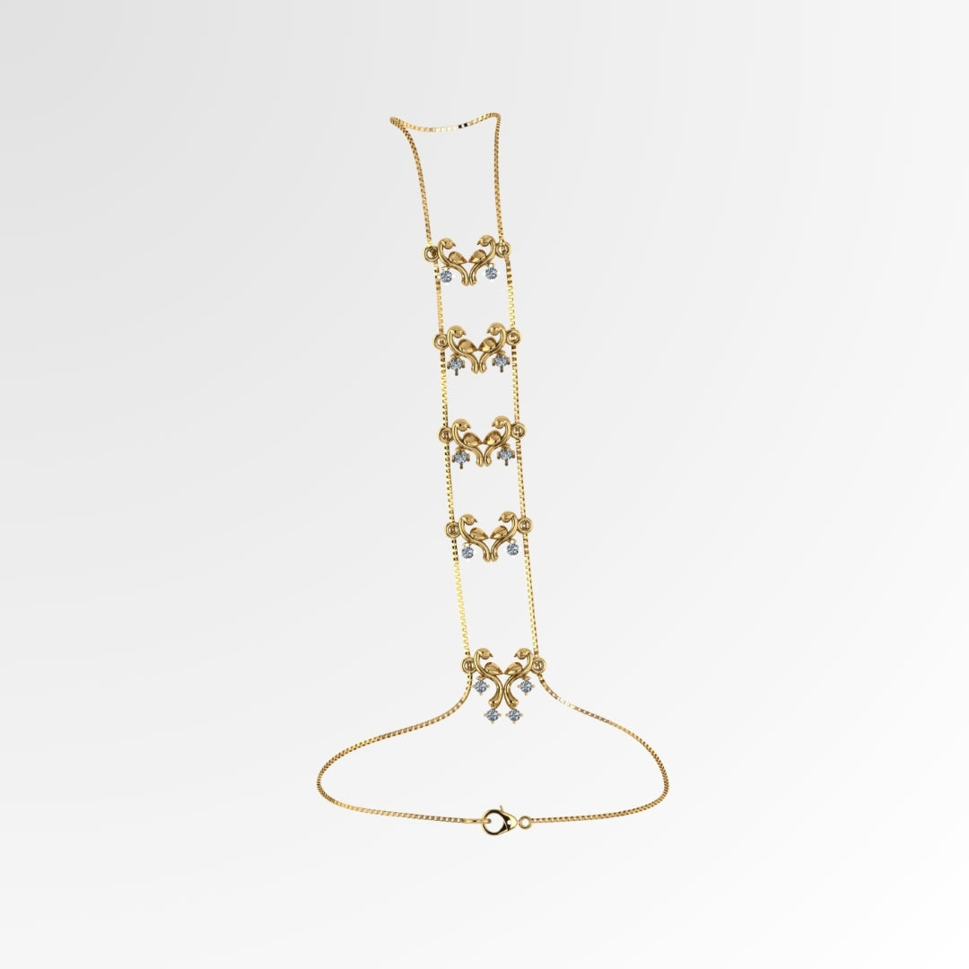 Dhola-Maru Hathphool Bracelet