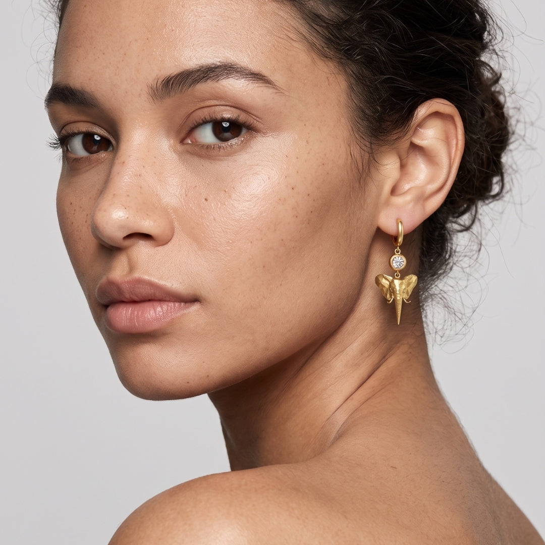 Jambo Diamond Dangling Earrings