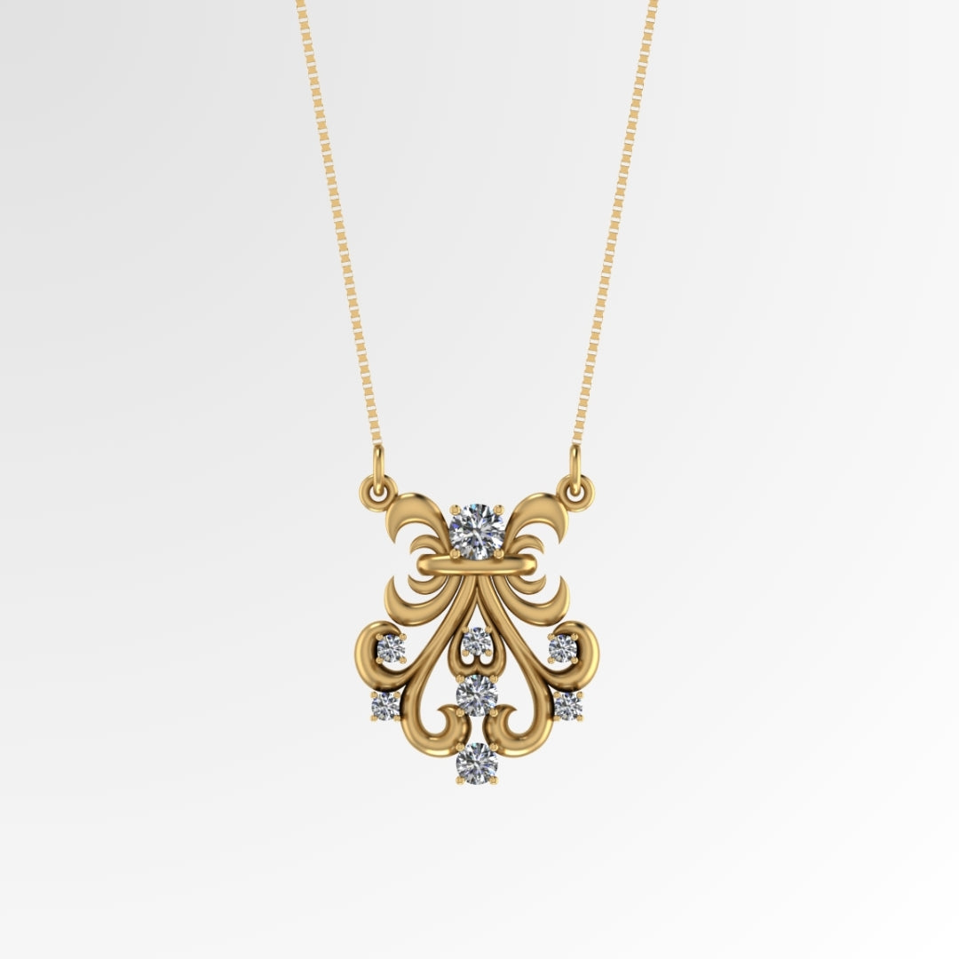 Toran Necklace with Chain