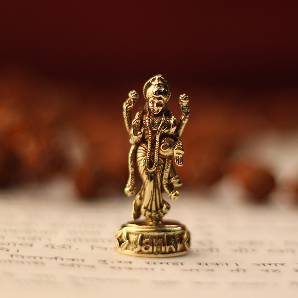 Shri PadmLakshmi Idol/Murti in Pure Brass