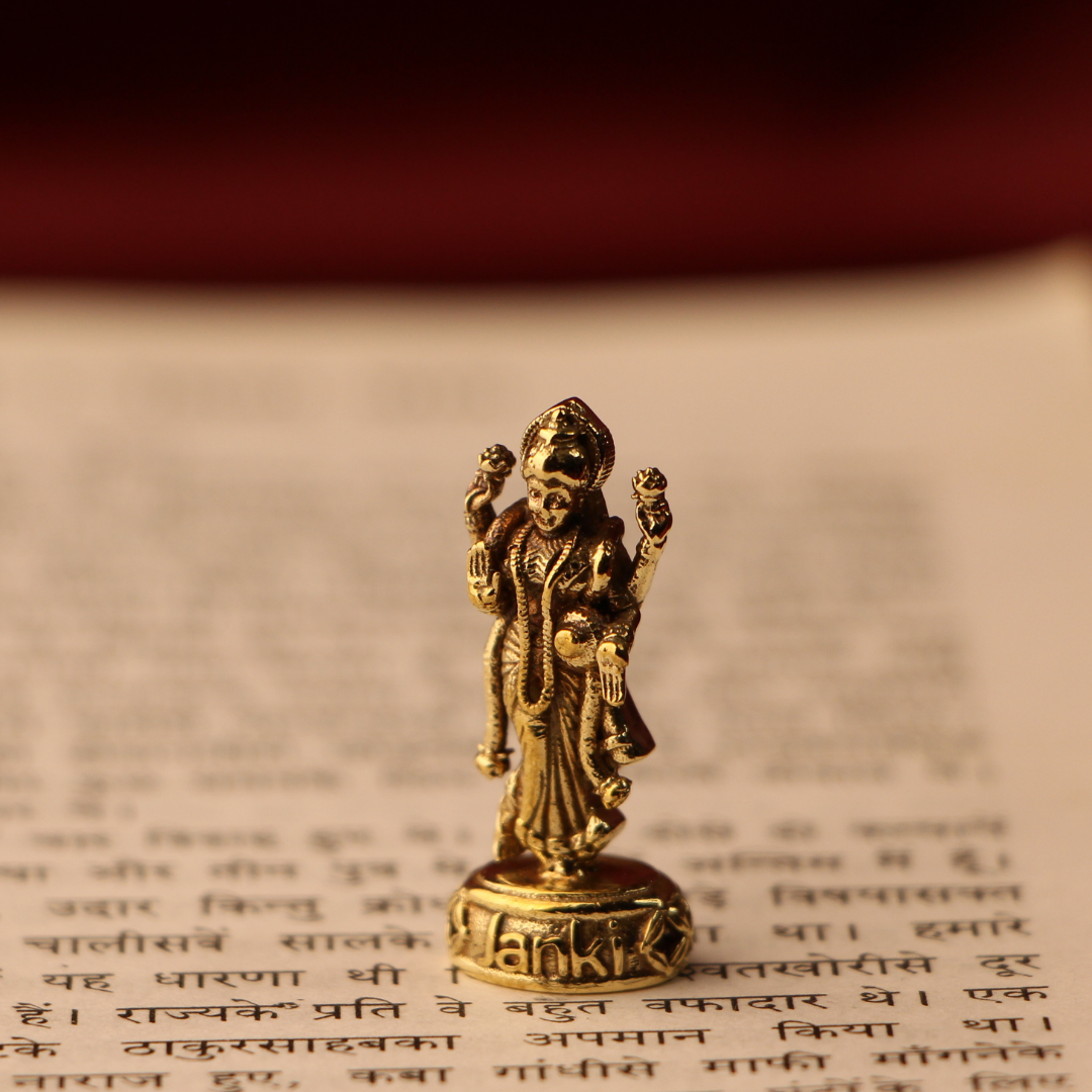 Shri PadmLakshmi Idol/Murti in Pure Brass