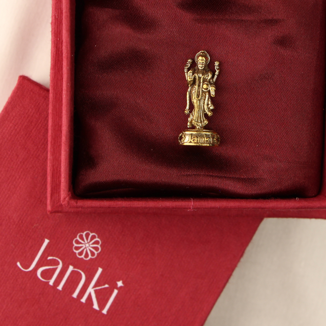 Shri PadmLakshmi Idol/Murti in Pure Brass