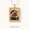 Portraits in Gold Photo Pendant