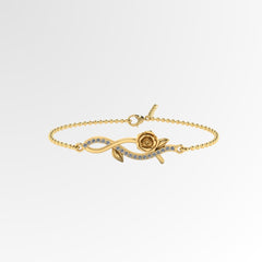Rosé Infinity Bracelet