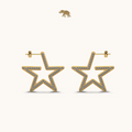 Dazzling Star Hoops