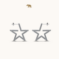 Dazzling Star Hoops