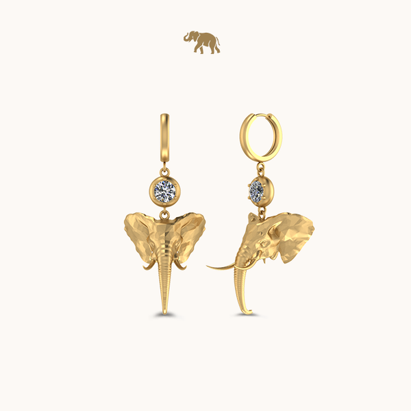 Jambo Diamond Dangling Earrings