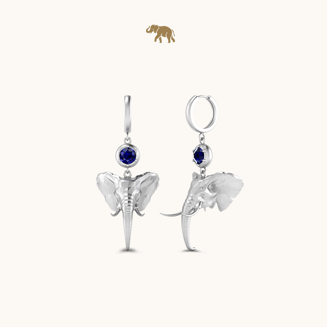 Jambo Sapphire Dangling Earrings