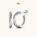 Dazzling Swirl Hoops