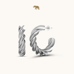 Big Swirl Hoops
