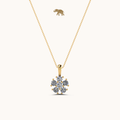 Lucky Petal Necklace with chain by Arushaa