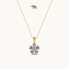 Lucky Petal Necklace with chain by Arushaa