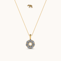 Eternal Circle Necklace with chain by Arushaa