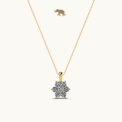 Happy Blossom Necklace with chain by Arushaa