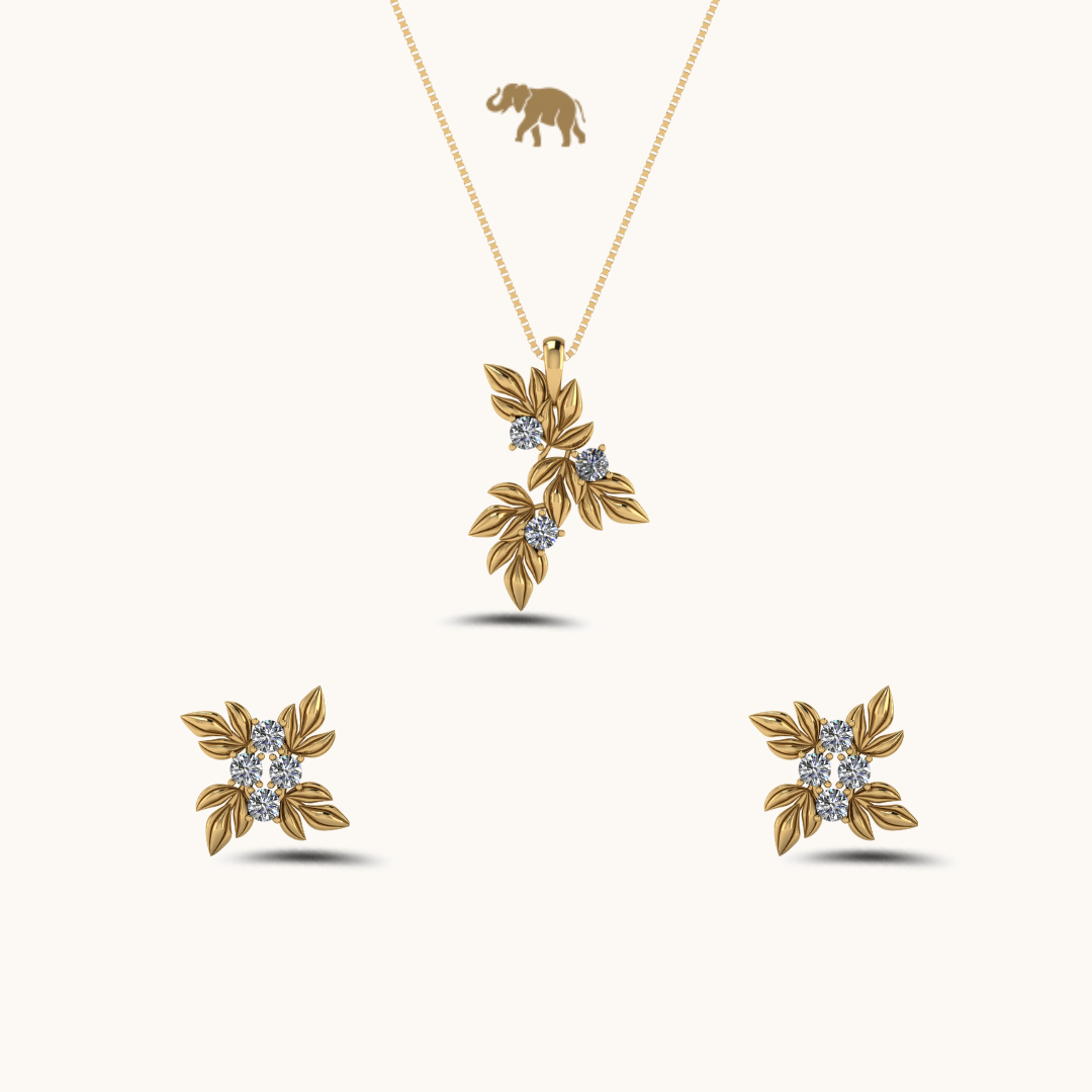 Garden of Noor Earrings & Necklace Set