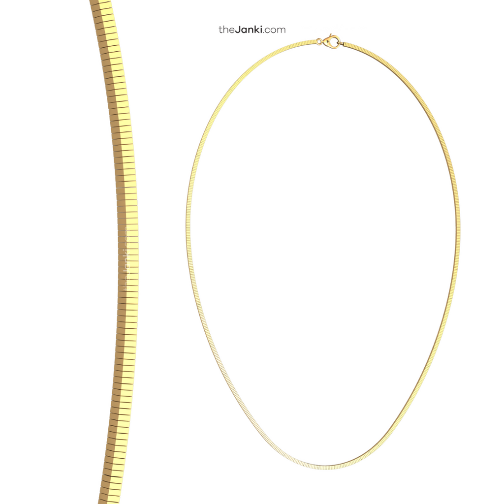 Pure 925 Silver Waterproof gold plated chains for daily use