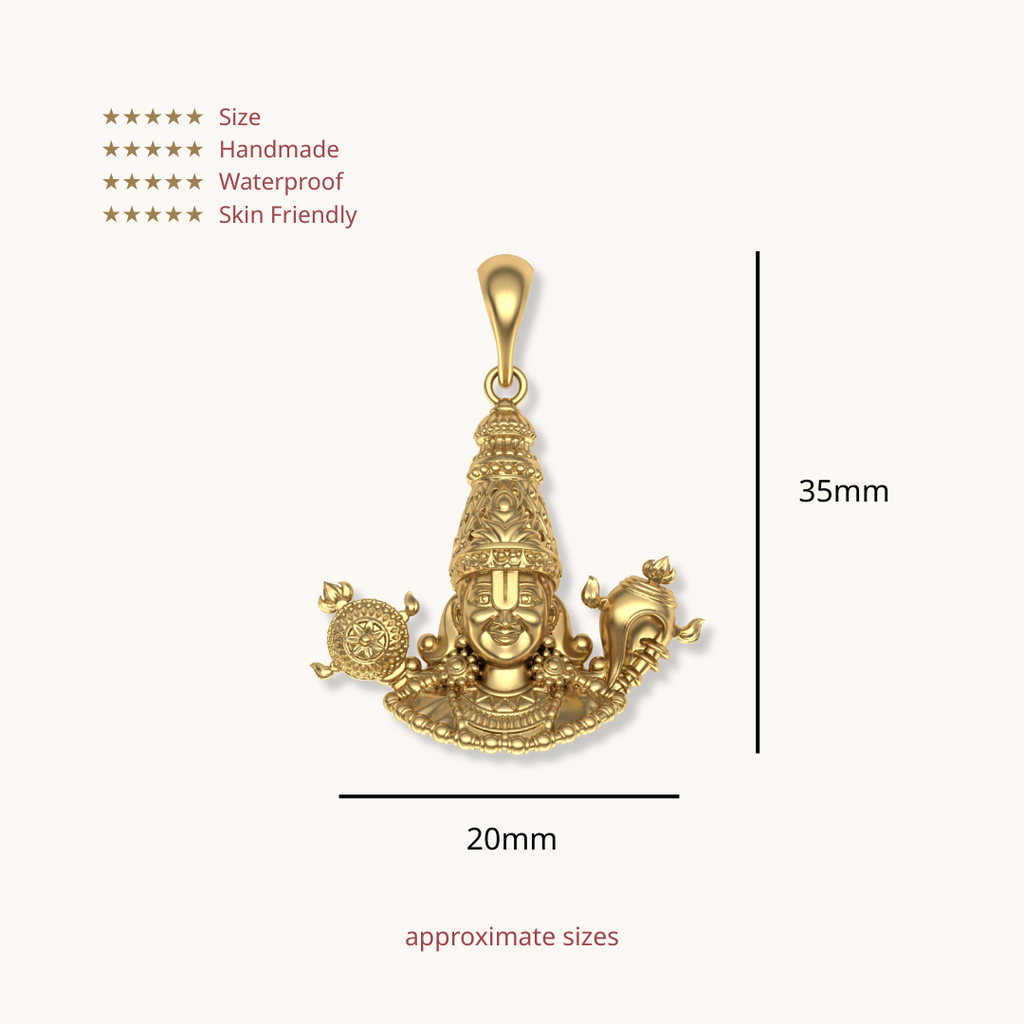 Shri Venkateshwara Pendant Tirupati Balaji