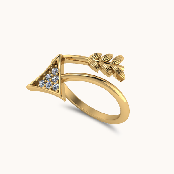 Janki Arrow Ring (Adjustable Size)