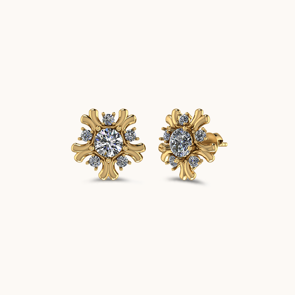 Amrit Solitaire Earrings