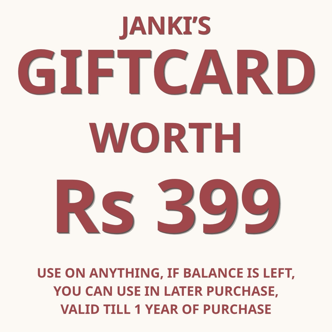 Giftcard Worth Rs 399