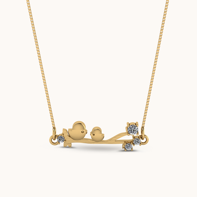 Feathered Love Necklace