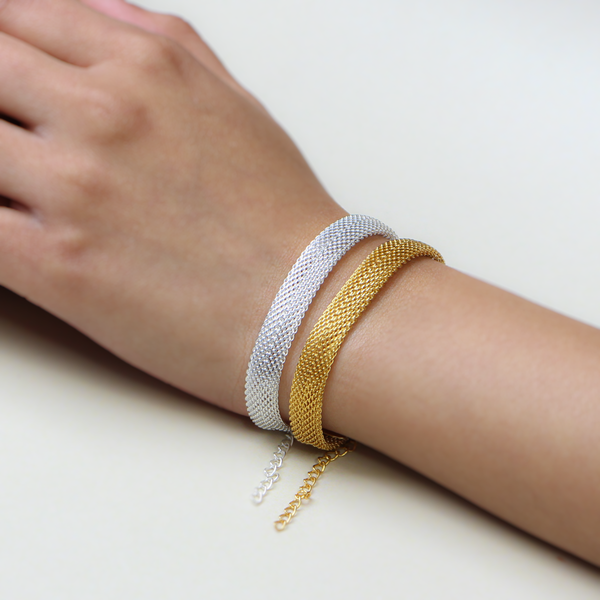 Italian Flat Mesh Bracelet