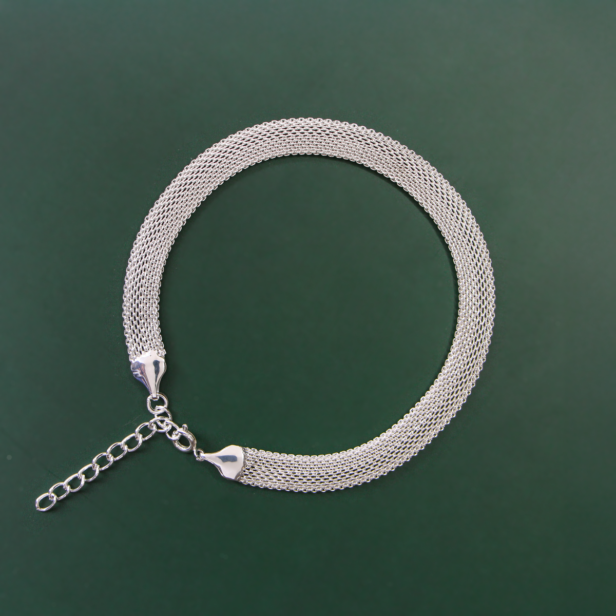 Italian Flat Mesh Anklet