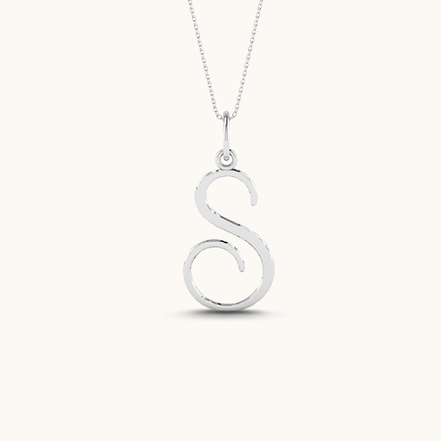 Rare Initial Necklace with chain ( A to Z Available)