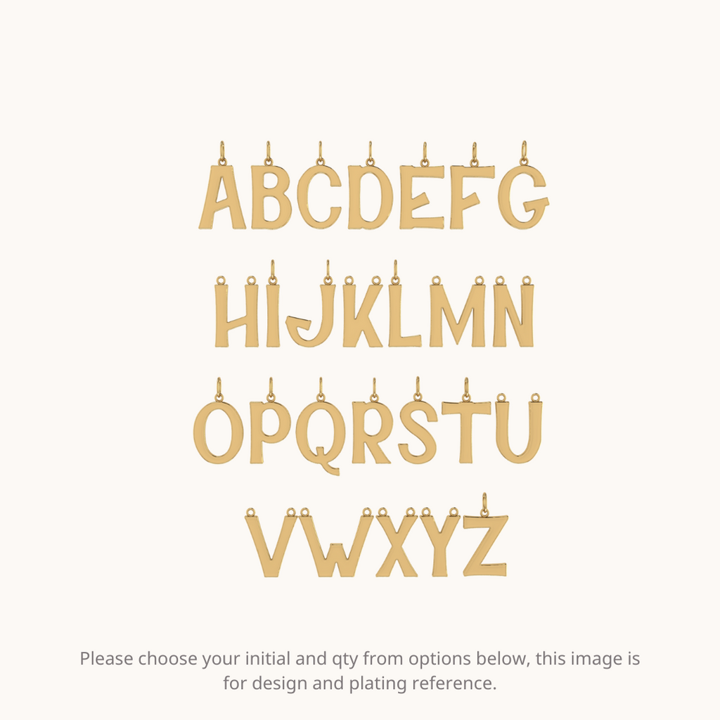 Aurora Initial Necklace with chain ( A to Z Available)