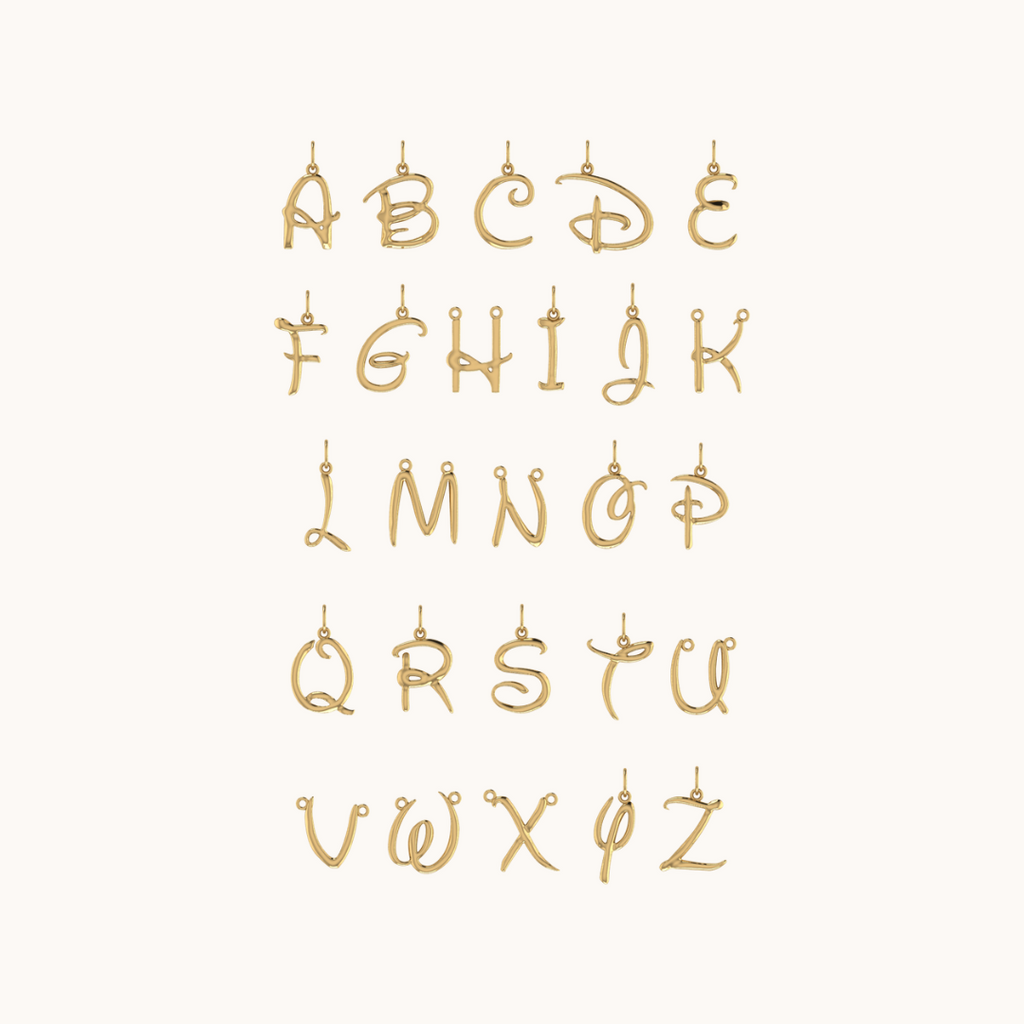 Dreamy Initial Necklace with chain ( A to Z Available)
