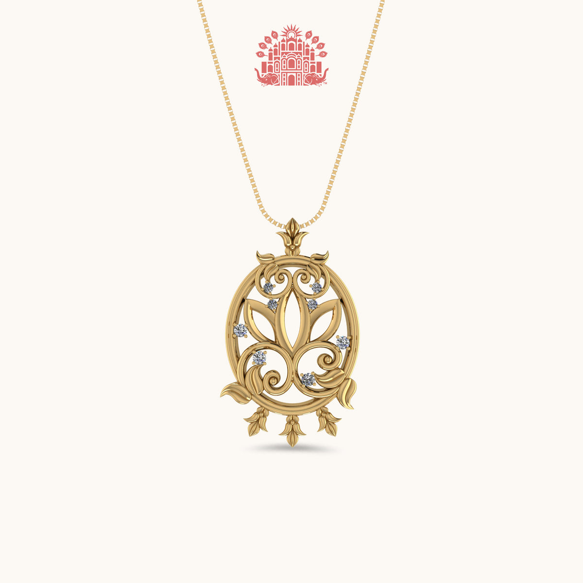Dvar Necklace with Chain