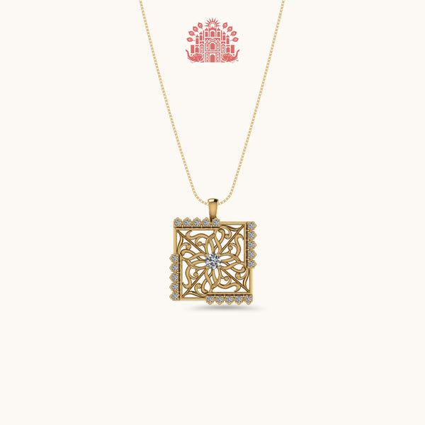 Jharokha Necklace with Chain